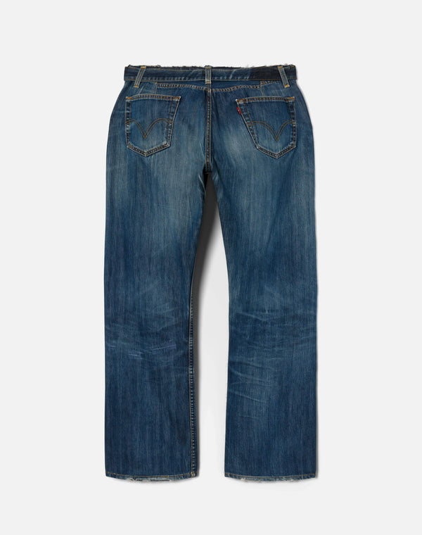 Re Done Raw Waist 90s Jean Indigo