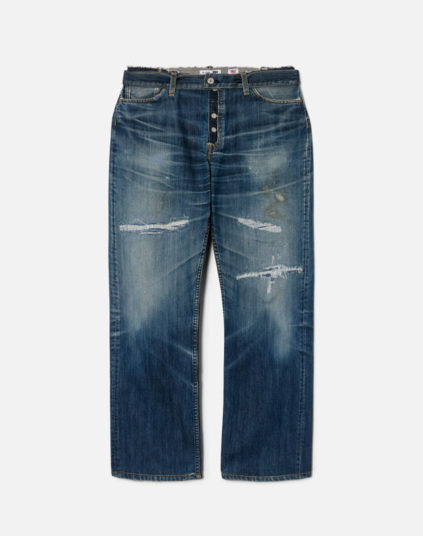 re done Raw Waist 90s Jean Indigo
