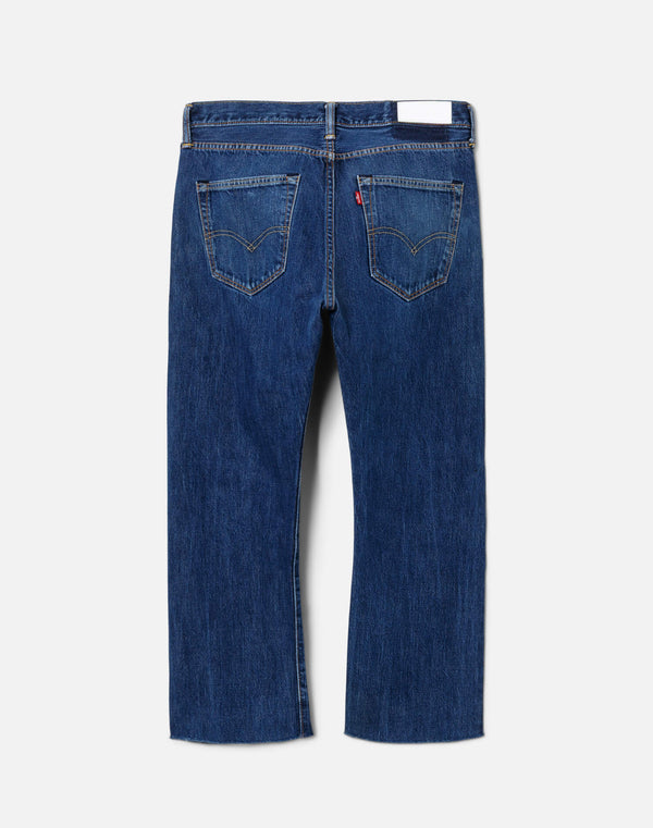 Re Done Studded Boyfriend Jean Indigo Bloom Stud