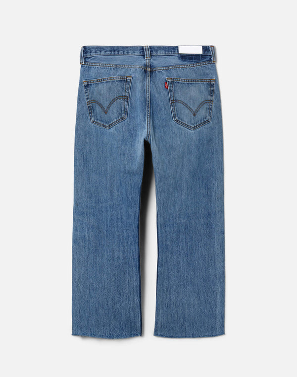 Re Done Studded Boyfriend Jean Indigo Bloom Stud