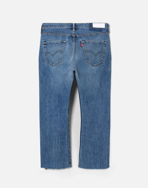 Re Done Studded Boyfriend Jean Indigo Bloom Stud