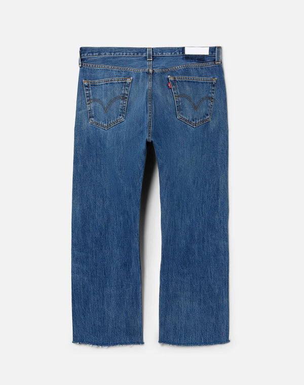 Re Done Studded Boyfriend Jean Indigo Bloom Stud