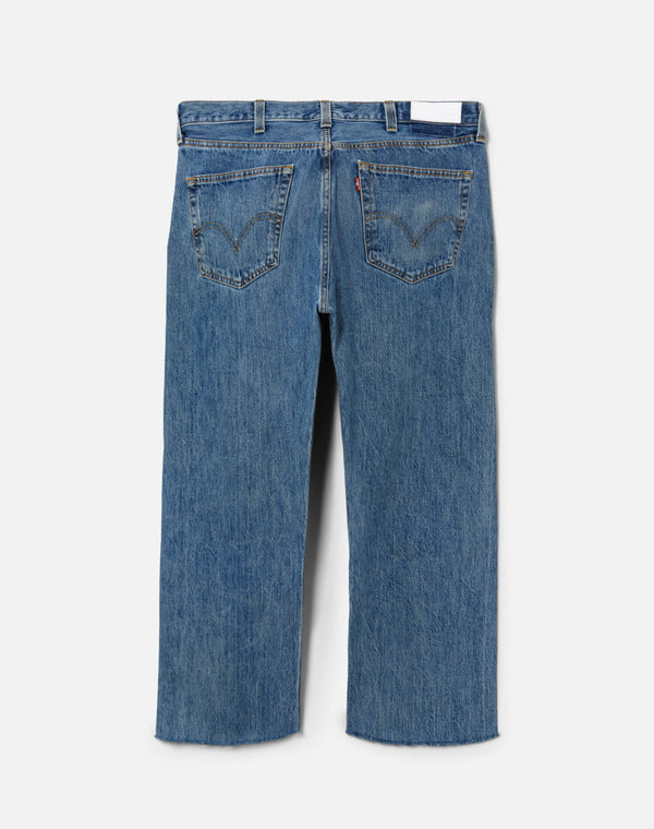 Re Done Studded Boyfriend Jean Indigo Bloom Stud