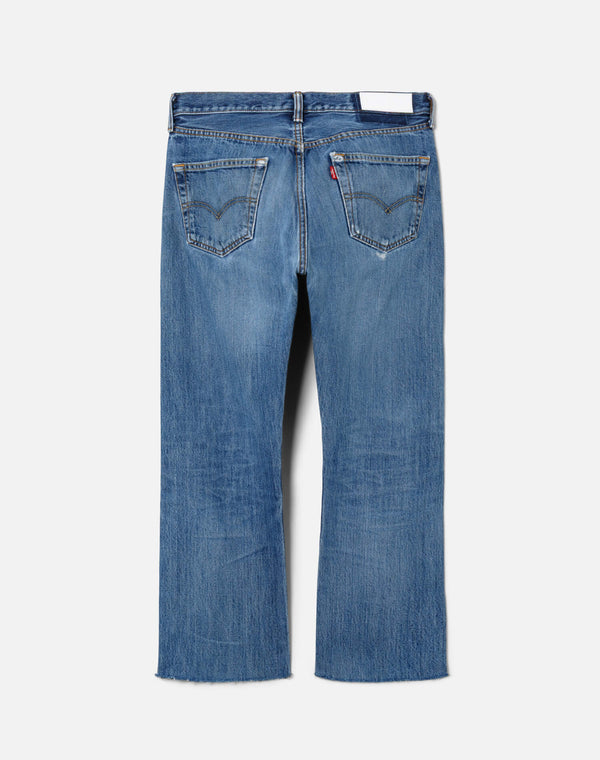 Re Done Studded Boyfriend Jean Indigo Bloom Stud