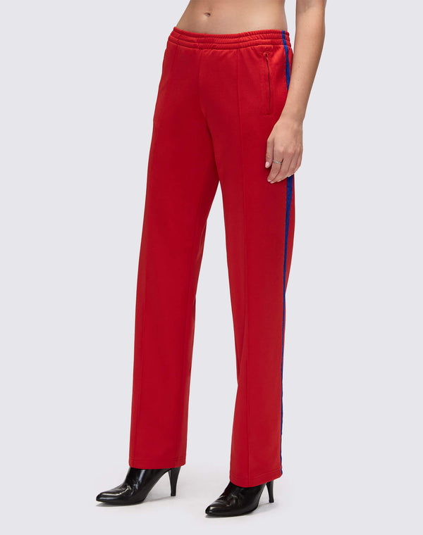 Re Done Sunland Track Pant Crimson Cobalt