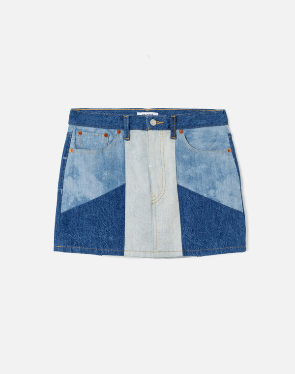 Re Done The Ollie Skirt Vintage Patchwork