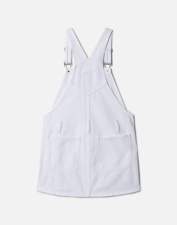 Re Done The Overall Dress White