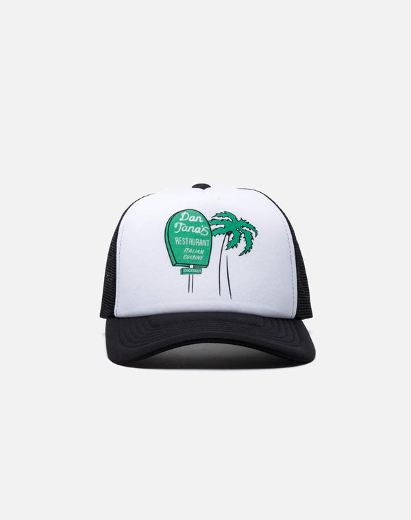 re done Trucker Hat "Dan Tana's Sign" White/Black