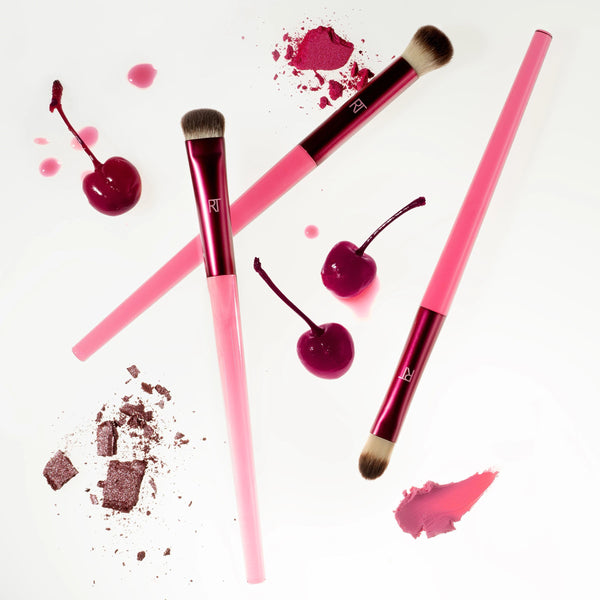 Real Techniques Limited Edition Cherry On Top MesmerEYES Brush Trio