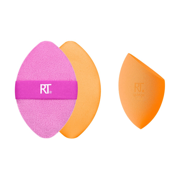 real techniques Miracle Complexion Sponge + Miracle 2-In-1 Powder Puff