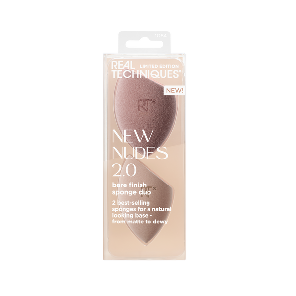 Real Techniques New Nudes 2.0 Bare Finish Sponge Duo