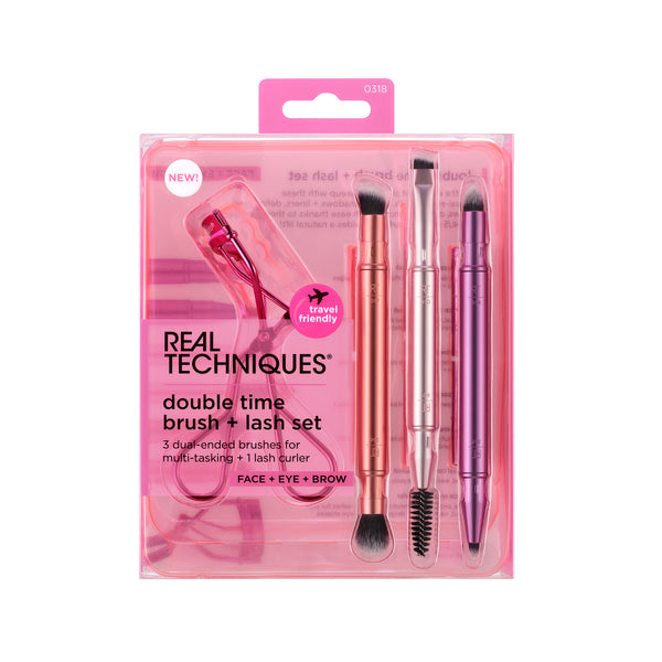 Real Techniques Double Time Brush + Lash Set