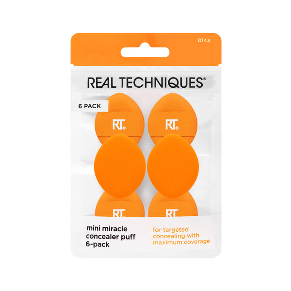 Real Techniques Mini Miracle Concealer Puff 6-Pack