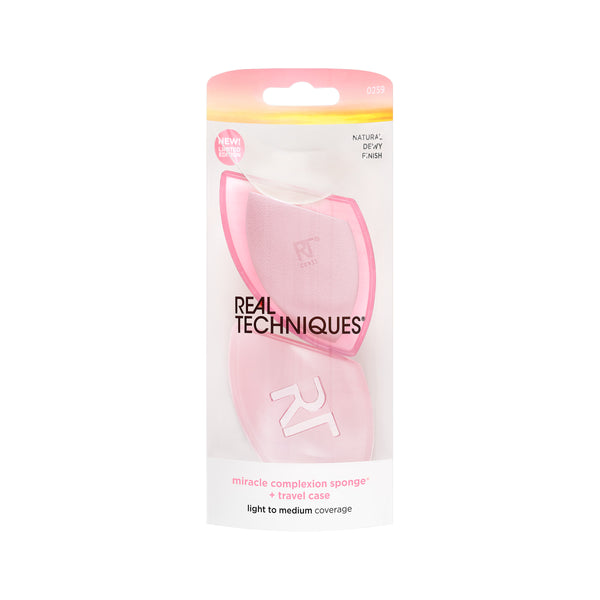 Real Techniques Sunrise To Sunset Miracle Complexion Sponge + Travel Case