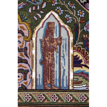 Really Nice Things Alfombra Persa Tabriz 60 Raj Drawing Figure