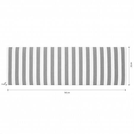 Really Nice Things Billie 150 Stripes Black Headboard