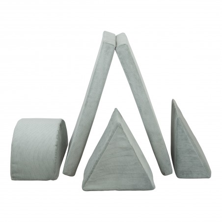 Really Nice Things Bloque Psicomotricidad Montessori HalfTriangle Aguamarina