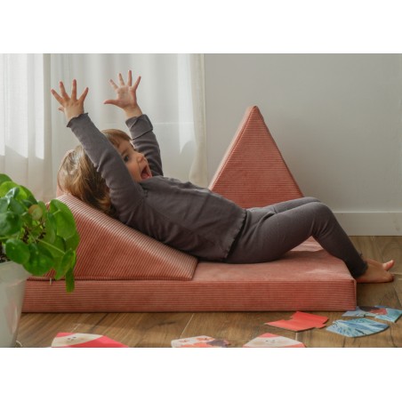 Really Nice Things Bloque Psicomotricidad Montessori HalfTriangle Aguamarina