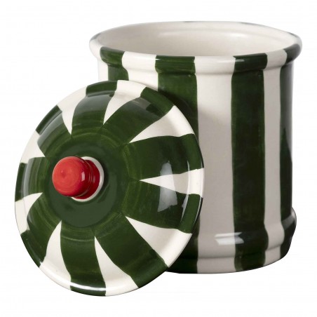 really nice things "Bonnie" Green Ceramic Kitchen Canister