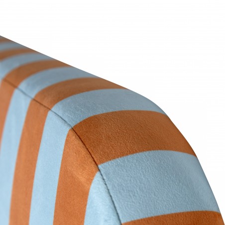 Really Nice Things Cabecero Eddie Tapizado Velvet (Stripes Copper Blue)
