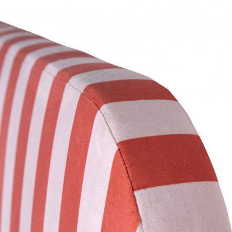 Really Nice Things Cabecero Eddie Tapizado Velvet (Stripes Red Pink)