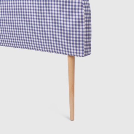 Really Nice Things Cabecero Tapizado Moon Kids (Vichy Azul)