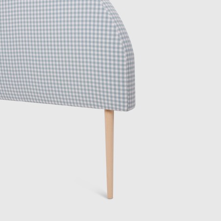 Really Nice Things Cabecero Tapizado Moon Kids (Vichy Turquesa)