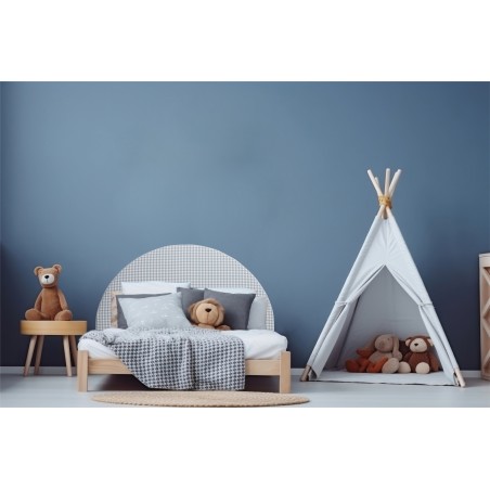 Really Nice Things Cabecero Tapizado Moon Kids (Vichy Turquesa)