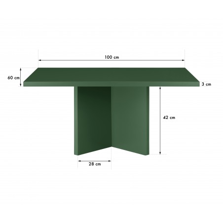 Really Nice Things Charla Cedar Rectangular Low Table