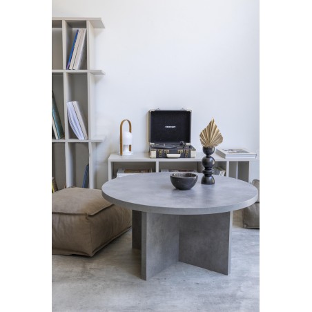 Really Nice Things Coffee Table Round Microcemento Pausa 80 Cm