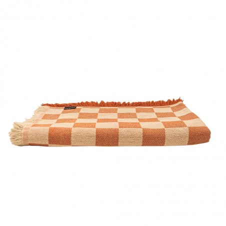really nice things Colcha 240X240 (Terracota Checkerboard)