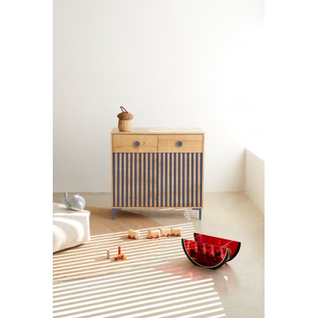 Really Nice Things Comoda Alise Kids Roble Pruss Stripes