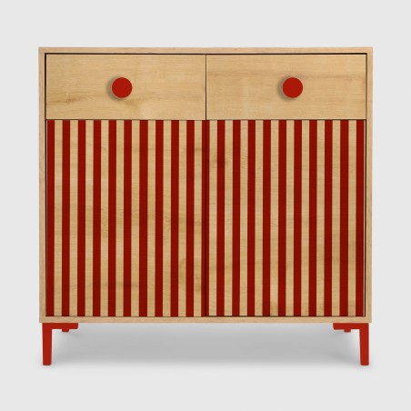 really nice things Comoda Alise Kids Roble Red Stripes