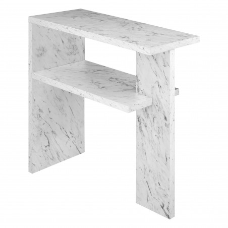 Really Nice Things Dante Console White Marble Effect