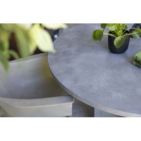 Really Nice Things Dinning Table Round Microcemento Matilda 120cm