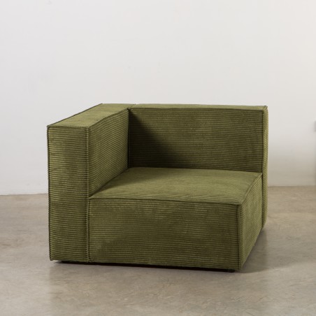 Really Nice Things Harper 2 Seater Sofa Chaiselongue Green