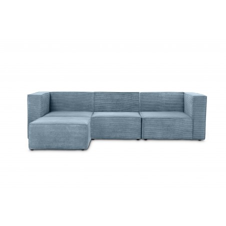Really Nice Things Harper 3 Seater Chaise Longue Sofa Blue