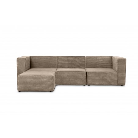 Really Nice Things Harper 3 Seater Sofa Chaiselongue Brown