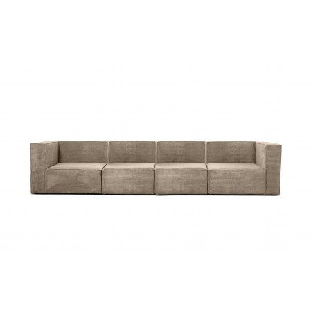 Really Nice Things Harper Sofa 4 Seater Chaiselongue Brown