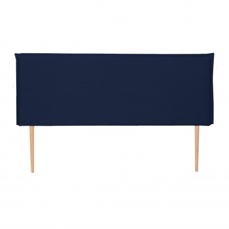 Really Nice Things Headgear Upholstered In Linen 150 Edmond Blue
