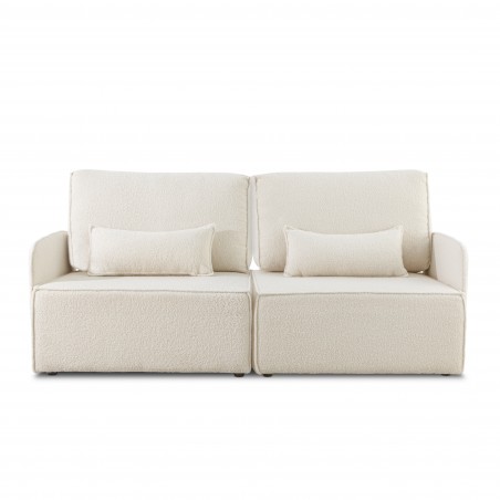 Really Nice Things Lea Modular Sofa 2 Seater Chaiselongue Snow