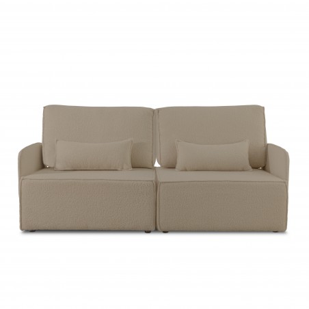 really nice things Lea Modular Sofa 2 Seater Chaiselongue Stone