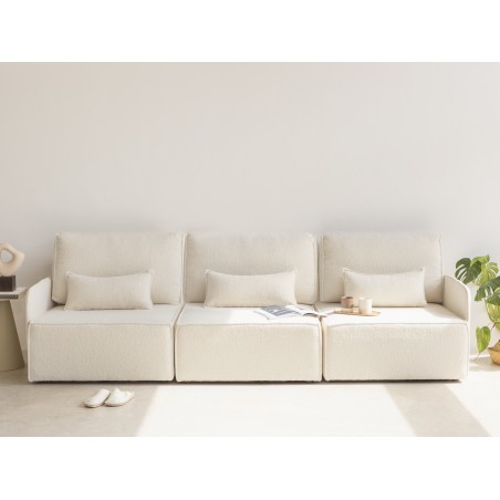 really nice things Lea Modular Sofa 3 Seater Chaiselongue Snow
