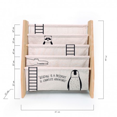 Really Nice Things Libreria Textil Estilo Montessori (Animals)