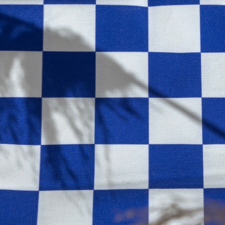 Really Nice Things Mantel 140x140 Marshall (Blue Squares)