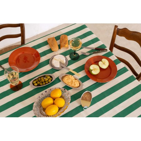 Really Nice Things Mantel 140x140 Marshall (Green Lines)