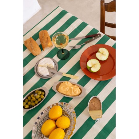 Really Nice Things Mantel 140x140 Marshall (Green Lines)