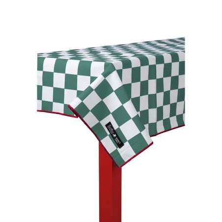 Really Nice Things Mantel 140x140 Marshall (Green Squares)