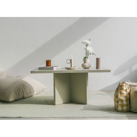 really nice things Mesa baja rectangular Charla Taupe