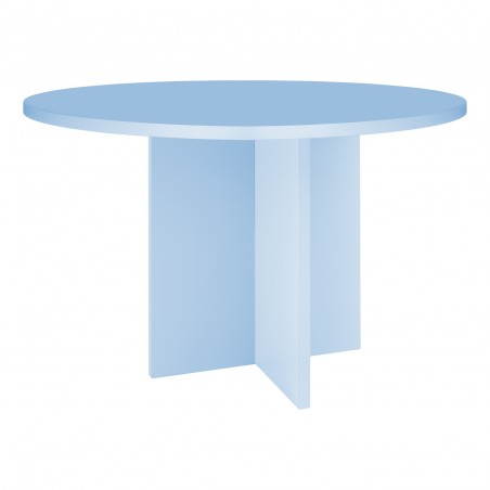 Really Nice Things Mese Redonda De Comedor Matilda Azul Claro